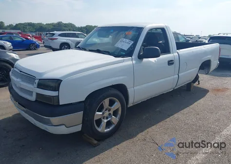 2004 Chevrolet Silverado 1500 Work Truck из США, поврежденный, VIN 1GCEC14X94Z219504